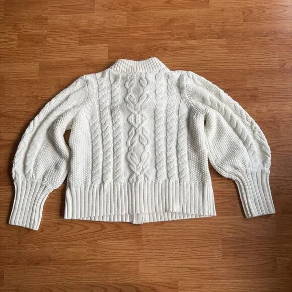 Tuckernuck Sandstone Cotton Colette Cardigan Size Medium - Picture 8 of 12